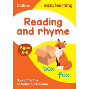 Reading and Rhyme Ages 3-5 - (Collins Easy Learning Preschool) by  Collins Easy Learning (Paperback) - 1 of 1