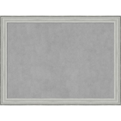 Amanti Art Bel Volto Silver Framed Magnetic Board 31 x 23 in.