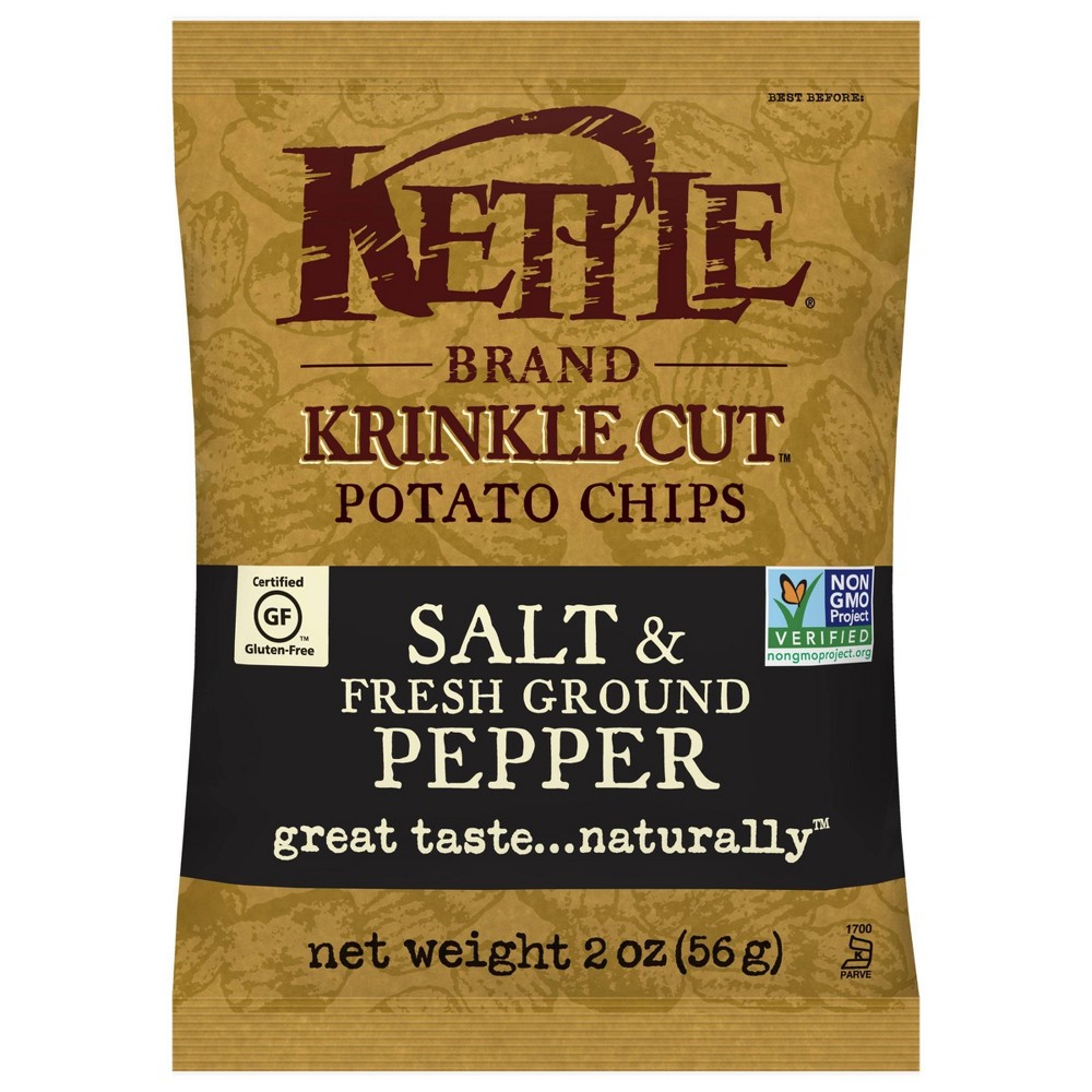 GTIN 084114032607 product image for Kettle Café Salt & Pepper Potato Chips - 2oz | upcitemdb.com