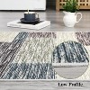 COZONY Washable Geometric Rug, Modern Patchwork Non Slip TPR Backing Low Pile Carpet for Living Room Office - 3 of 4
