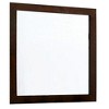 Royal Hampton Dresser Mirror, 38 Inch Square, Dark Cherry Brown Solid Wood - 2 of 4