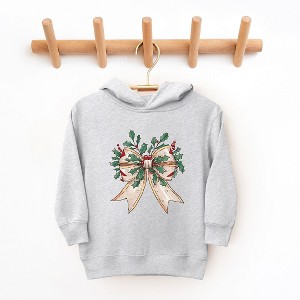 The Juniper Shop Holly Leaves Coquette Toddler Graphic Hoodie - 1 of 3