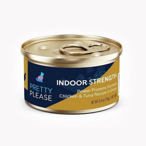 Prettyplease Indoor Strength With Chicken And Tuna Wet Cat Food