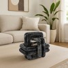 Marble Knot Sculpture for Shelf Accents, Room Styling, Office Design - Modern Statues Living Room Decor or Coffee Table Display, Home Décor - 3 of 4