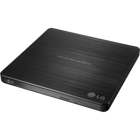 Lg Electronics 8x Usb 2 0 Super Multi Ultra Slim Portable Dvd Rewriter External Drive With M Disc Support For Pc And Mac Black Gp60nb50 Target