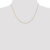 Black Bow Jewelry 1mm, 14k Yellow Gold, Singapore Chain Necklace - 2 of 4