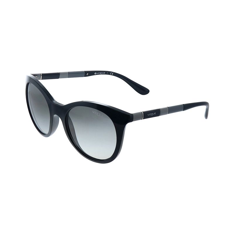 Vogue   Womens Round Sunglasses Black 50mmmm, 1 of 4