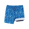 Andy & Evan  Kids  Tie Dye Palm Tree Boardshort w/Built-In Comfort Stretch Short Liner - image 4 of 4