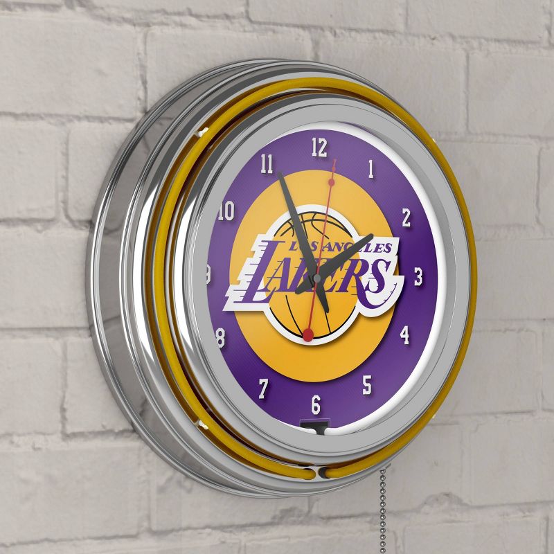 NBA Los Angeles Lakers Team Logo Wall Clock, 4 of 7