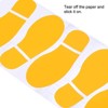 Unique Bargains Home Classroom Floor Stairs Decal PVC Footprint Sticker 8 Pairs - 4 of 4