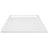 VidaXL Shower Base Tray with Dots White 31.5 in.x31.5 in.x1.6 in. ABS - 3 of 4