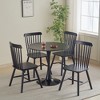 Vynxaria 31.5" Round Tulip Dining Table ¨C Modern Pedestal Design for Small Spaces - 3 of 4