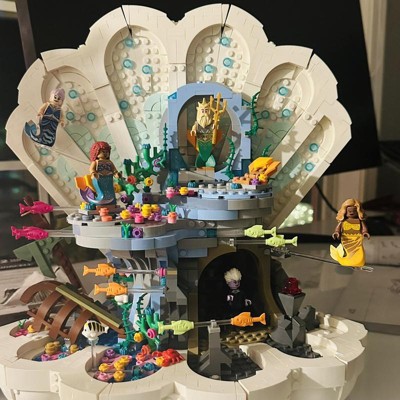 Lego Disney The Little Mermaid Royal Clamshell Collectible Model 43225 :  Target