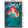 Trends International Disney Princess: Flower Senses - Ariel Framed Wall Poster Prints - 3 of 4