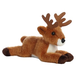 Aurora Mini Flopsie 8" Deer Brown Stuffed Animal - 1 of 4