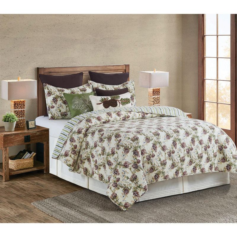 C&F Home Cooper Pines Rustic Lodge Cotton Quilt Set  - Reversible and Machine Washable, 1 of 10