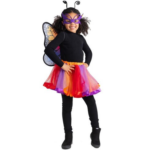 Girls' Blue Butterfly Princess Dress Costume Christmas Halloween Fancy  Dresses Up