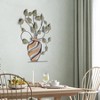 Brewster Betel Botanical Metal Wall Art: Iron Construction, 30" Height, Contemporary Style, Dry Dust Care, Vertical Orientation - 3 of 4