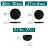 vancasso 18-Piecee Stoneware Dinnerware Set , Including Dinner/Dessert Plates, Bowls, For 6 People - 2 of 4