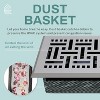 Home Intuition Basketweave Floor Vent Cover 4X10 Inch with Mesh Cover Trap Heat and Air Walkable Metal Floor Vent for HVAC Duct, Light Grey - 2 of 4