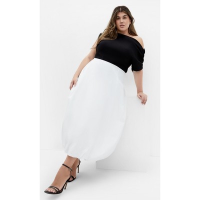 Women's Plus Size Elena Skirt - ivory | CITY CHIC
