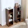 TiramisuBest Rustic Brown Bookshelf with 2 Drawers – 12-Tier Freestanding Open Display Bookcase for Home Office, Living Room, Bedroom - 4 of 4