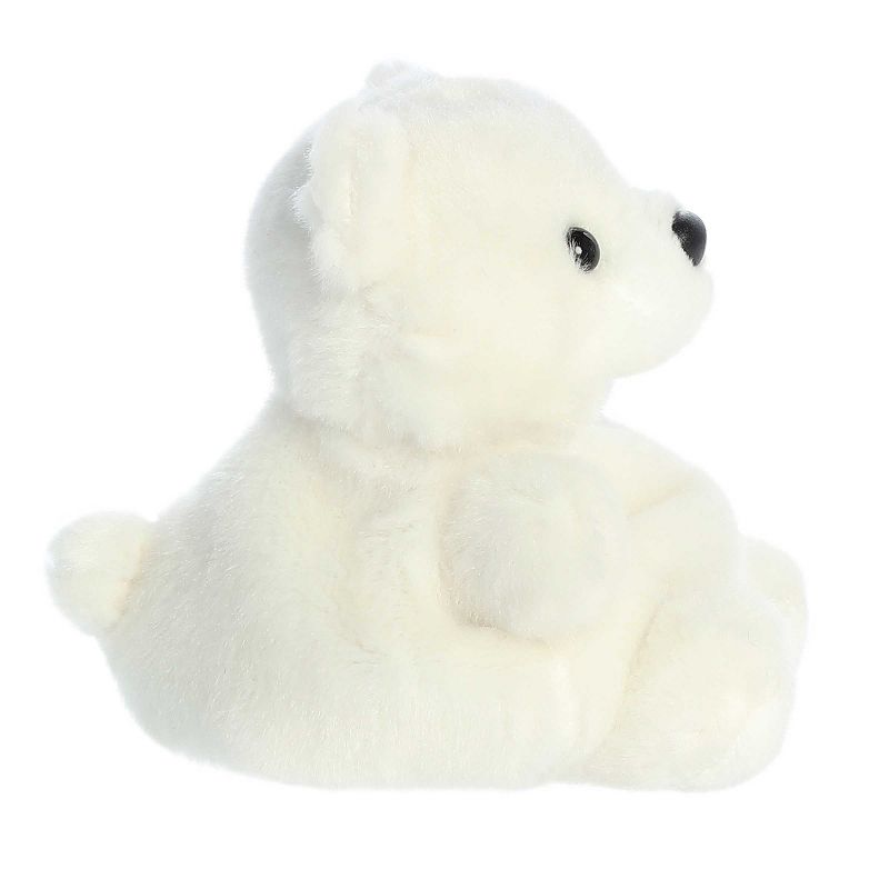 Aurora Mini White Palm Pals 5" Puck Polar Bear Adorable Stuffed Animal, 3 of 6