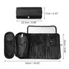 Unique Bargains Travel Makeup Bag Makeup Brush Holder Portable Makeup Organizer Bag Cosmetics Storage Bag Waterproof 1 Pcs - 4 of 4