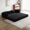 GDFStudio Sucrose Modern Multi-Functional 78.7'' Chenille Upholstered Convertible Sofa Bed with Cylindrical Pillow - 2 of 4