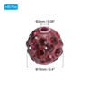 Unique Bargains Sparkling Disco Crystal Rhinestone Clay Beads DIY Craft Round Bead 0.4" 50 Pcs - 2 of 4