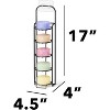 Shampoo Bar Holder, Self-Draining Soap Caddy for Shower, Bathroom Wall, Kitchen Sink, Stainless Steel Rack, Black - 2 of 4