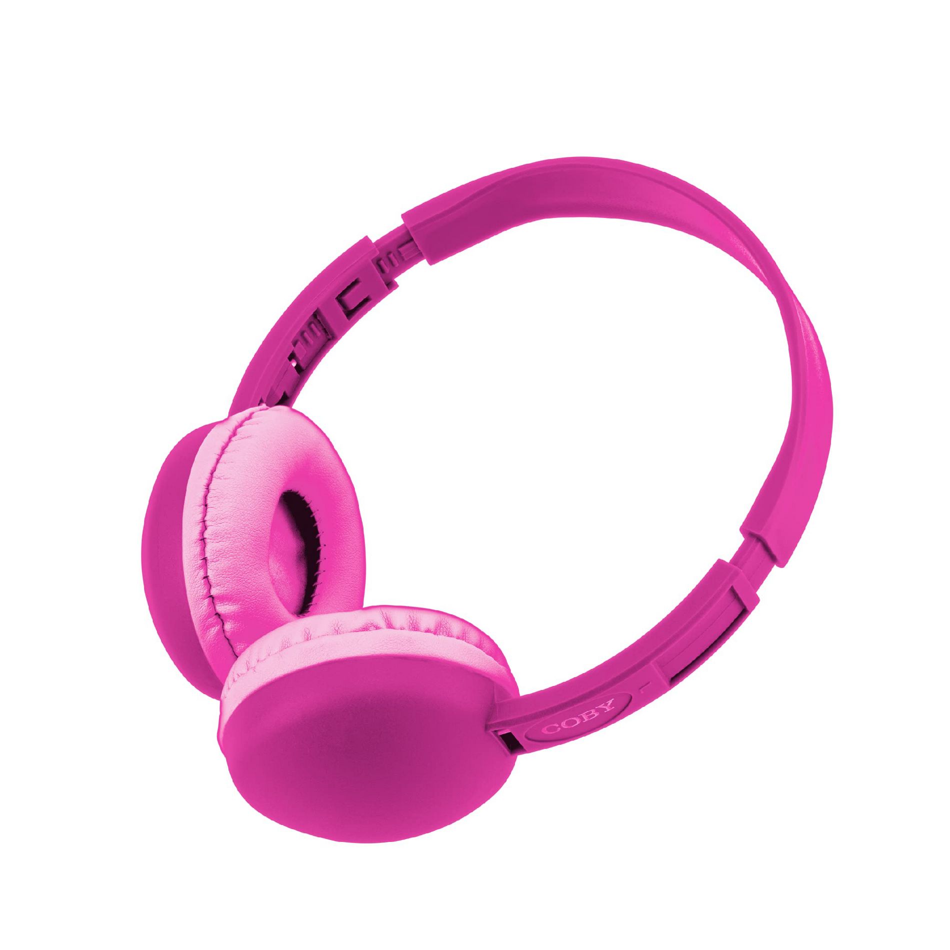 Coby Wired Kids Headphones (Pink)