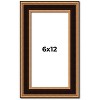 PosterPalooza | Panoramic Weathered Gold Picture Frame - UV Acrylic, Foam Board Backing, Hanging Hardware - 2 of 4