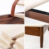 Queen Linda Wood Platform Bed Frame Brown - Zinus - 3 of 4