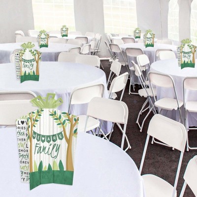 Family Tree Reunion - Fold & Flare Cardstock Centerpieces, 10-Pack