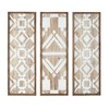 Two-tone Geometric 3-piece Wood Wall Decor Set - 4 of 4