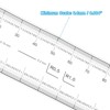 Unique Bargains PET Plastic Folding Film Flexible Ruler with R Angle and Width Lines - 3 of 4