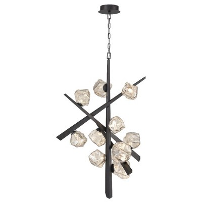 Eurofase Lighting Thorah 10 - Light Chandelier in  Graphite