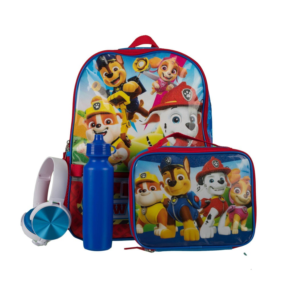 Paw Patrol Kids' 16" Backpack Set with Headphone