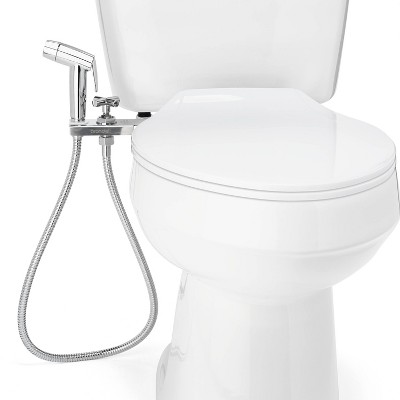 Stainless Steel Hand-Held Bidet Sprayer with Holster and Shut Off