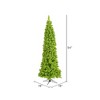 Vickerman Flocked Lime Pencil Fir Artificial Christmas Tree - 2 of 3