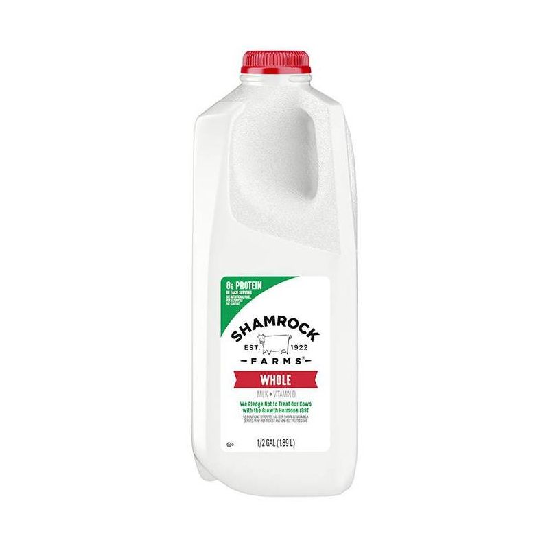 Shamrock Farms Vitamin D Milk - 0.5gal, 1 of 3