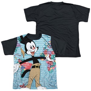 Boys' Animaniacs Yakko World Short Sleeve Costume T-Shirt - 1 of 4