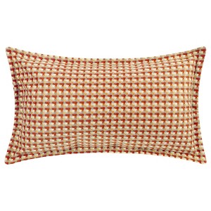 Unique Bargains Retro Decorative Invisible Zipper Plaid Throw Pillow Covers With Pattern 1 Pc - 1 of 4