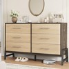 6 Dresser for Bedroom, 52" Wide Dresser, Wide Drawer with Storage Freestanding, Closet Storage Chest - 4 of 4