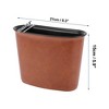 Unique Bargains Car Trash Can Hanging Car Door Faux Leather Plastic Trash Bin 1 Pc - 4 of 4