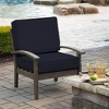 43 X24 Profoam Outdoor Plush Deep Seat Cushion Set Classic Navy - Arden  Selections : Target