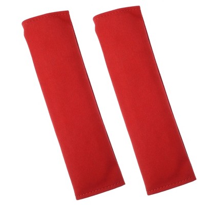 Unique Bargains Universal Faux Leather Car Seat Belt Shoulder Pad 9.25"x2.56" 2 Pcs