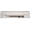 48ft Spread-Axle Flatbed Trailer Silver Top 1/87 (HO) Plastic Model by Promotex - 3 of 4