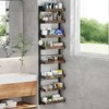 GustoWave 8-Tier Over Door Storage, Adjustable Metal Spice Rack Hanging Storage,Over The Door Hanging Basket Pantry Organizer,45x5.5x170cm - 3 of 4